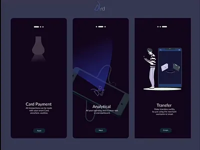 Onboarding Screens animation branding graphic design ui