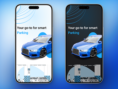 Parking App - Splash Screen ai art ai parking car app car parking car parking app car parking app design car parking mobile app modern parking app designs parking parking app design parking app splash parking app ui parking finder parking mobile app parking ui smart parking app splash screen splash screen parking app