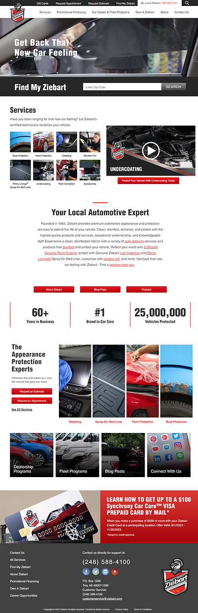 Web Page Design automotive branding corporate graphic design photography web design