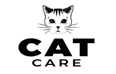 Care your CAT branding design flat graphic design logo vector