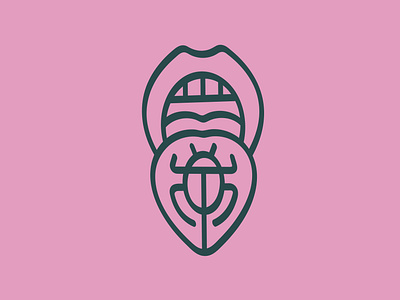 Bug branding bug geometry icon illustration line logo shape