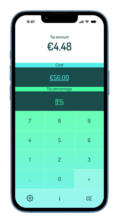 UI Daily #004 Tip Calculator calculator sketch tip tip calculator ui ui daily ui design ux ux design