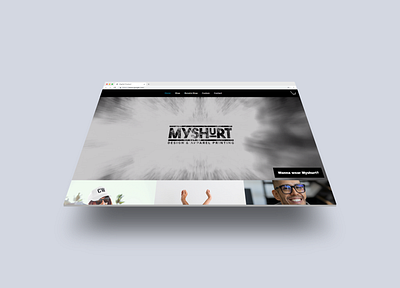 Myshurt - Website Design branding business design freelance graphic design mockup website website building website design wix wix pro