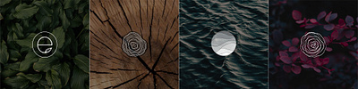 Naturopath logomark options design flower leaves logo logomark nature naturopath tree water west coast wood