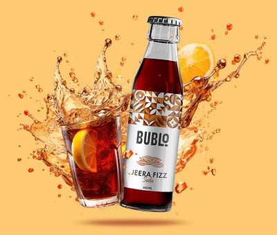 Bublo Soda beverage branding design drink emballage graphic design indida label logo packaging soda