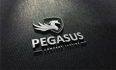 Logo - Pegasus 3d best logo design branding dribble logo expert logo graphic design horse logo logo logo template p logo