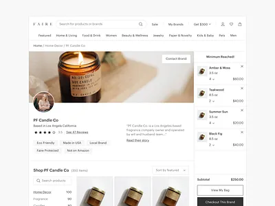 Brand Page - Font Overhaul