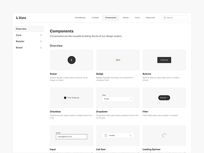 Components Page