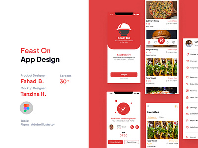 Feast On Catering and Food Delivery App catering app corporate catering culinary fast food delivery food app food delivery app home delivery food local food delivery service online food ordering online food service online order party food catering reliable food courier social events catering ui