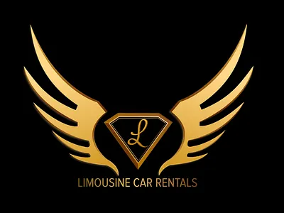 LIMOUSINE CAR RENTAL LOGO branding logo