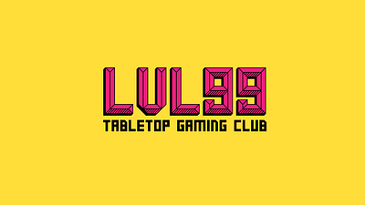 LVL99 | Logo Design branding club gaming graphic design logo tabletop visual identity