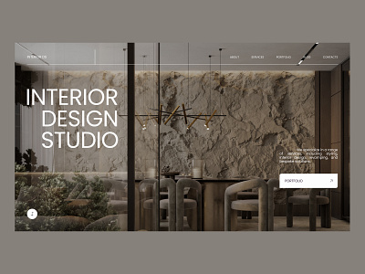 Website design for an interior design studio corporate website design design site designsite figma figma design landing design landing page readymag tilda ui ui design ux ui web design web development webflow website design