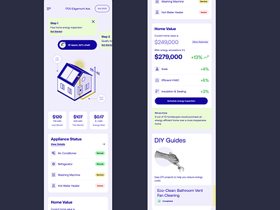 Daylight Mobile App app design energy flat design home ios mobile renewable solar