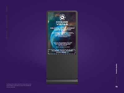 Cosmic Vistas - Design Brief branding graphic design logo space technology