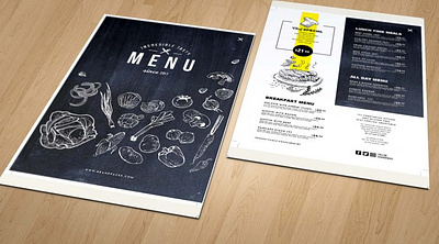 Party Menu Card graphic folks graphic folks logo graphic folks menu party menu