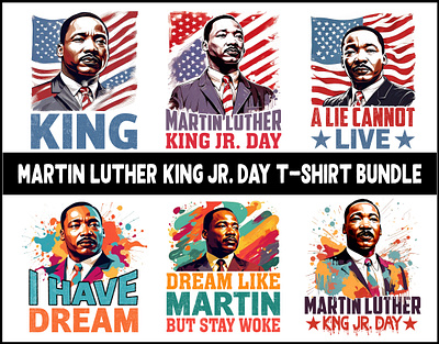 MARTIN LUTHER KING JR. DAY T-SHIRT BUNDLE custom t shirt