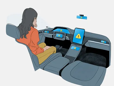 The problem with modern cars… car troubles cars design drawing editorial editorial illustration illustration illustrator transportation