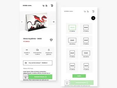 Artalia-zone - store design graphic design shop ui ux websites