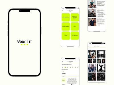 Gym app app design gym logo mobile ui ux