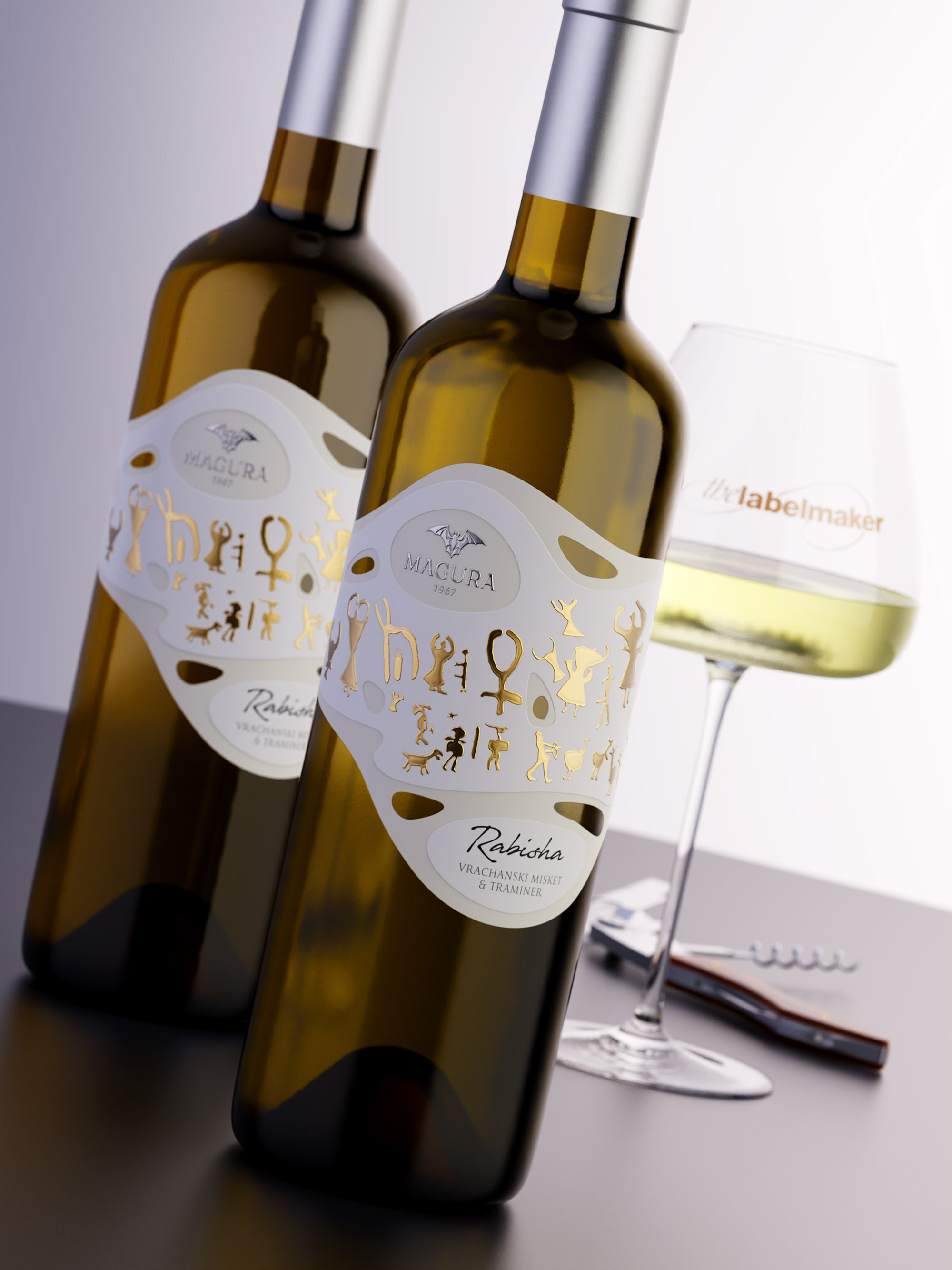 MAGURA WINERY RESTYLE best wine label jordan jelev magura cave magura wine magura winery strategic branding the labelmaker wine branding wine label design wine packaging