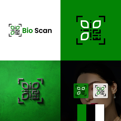 Bio Scan Modern logo design bold logo brand style guide branding company logo design fashion logo graphic design logo mark logos logotype modern logo professional logo woman logo