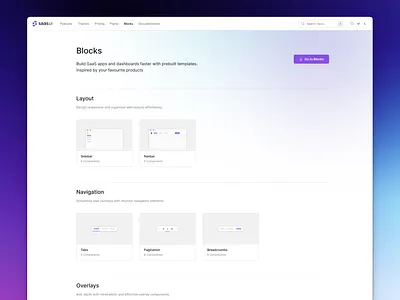 SaaS UI - Blocks blocks chakra ui react ui ux webapp