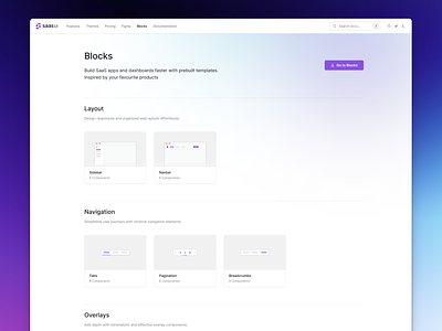 SaaS UI - Blocks blocks chakra ui react ui ux webapp