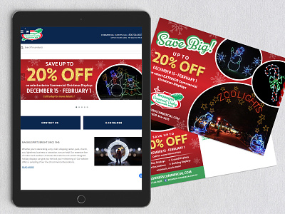 Bronner's Commercial Dept. Save Big 20% off Campaign design designer graphic design graphicdesign indesign layout design photoshop ui