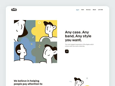 MAAK Creative Agency Website branding clean colors design flat graphic design illustration ui ux web