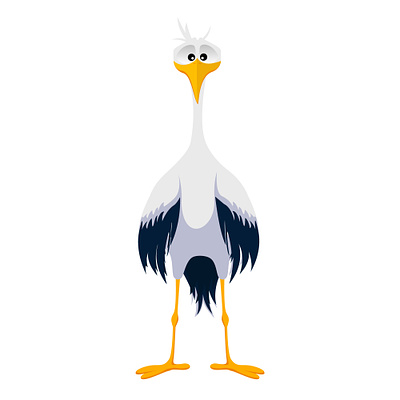 Stork illustration illustration vector