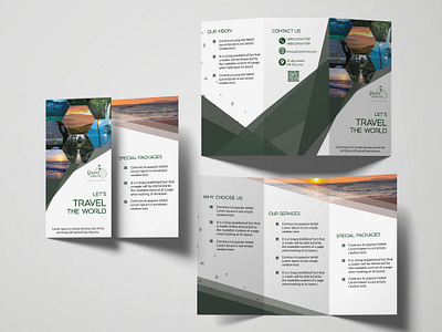 Travelling Company Brochure Design branding brochure design graphic design illustration