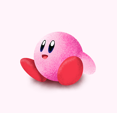 Kirby – Digital Art 3d art design digital illustration kirby