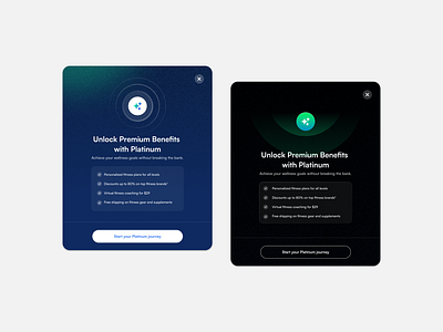 Subscription & Paywall Modals | UI Design 3d button dark mode design design system dialog icon modal overlay paywall plans popup premium product design subscription ui ui design uiux user interface web
