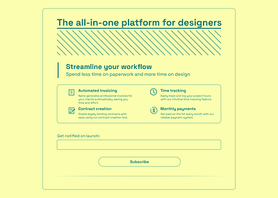 eggcelled.com - The all-in-one platform for designers app freelance job minimalist ui