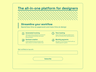 eggcelled.com - The all-in-one platform for designers app freelance job minimalist ui