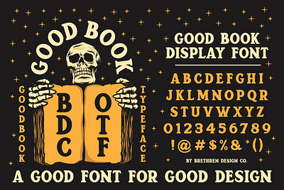 Good Book Display Font Free Download display display font otf type typography