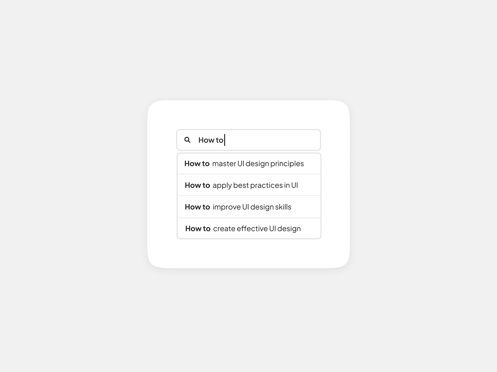 Autofill search bar by Ligaya L. on Dribbble