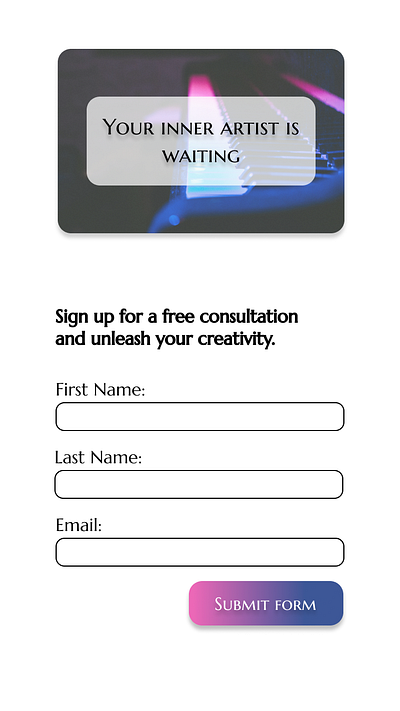 DailyUI Challenge 001 001 challenge contentwriting dailyui form signup writing