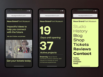 Neue Grand Sans Serif branding creative direction design font design font family fonts gotham graphic design helvetica mobile mockup sans serif typography web design web fonts