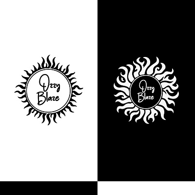 Ozzy Blaze branding graphic design logo