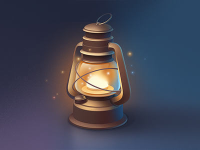 Lamp game illustration lamp