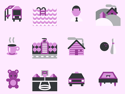 Urbanism & Dwelling pack geometric graphic design iconography iconset illustration multicolor