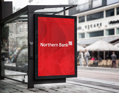 Norther Bank — Banking visual identity aurora bank identity logo northern