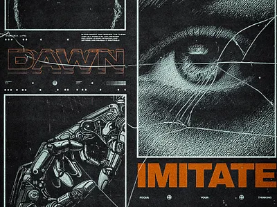 Determinism. design graphic design illustration poster typography vector