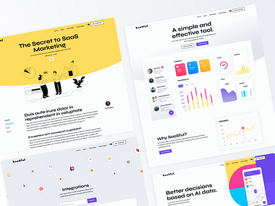 Joyflo Templates - SaaS Webflow Marketing Website Template colorful design joyflo marketing website responsive design saas startup template ui web design webflow