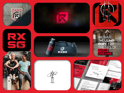 RXSG : THE ORIGINAL RX JUMP ROPE 3d animation branding graphic design logo motion graphics