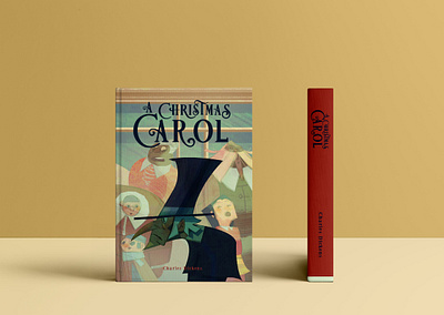 A Christmas Carol | Children's Book book cover children design editorial design graphic design illustration