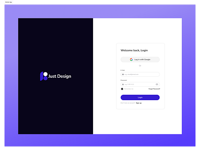 Website Login UI in four different states design landing page ui login ui ui uiux ux website website login ui