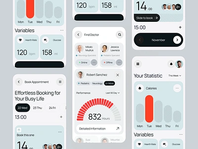 Healthsnap - Healthcare Mobile App clean design graphic healthcare healthcare app medical app medical health medical healthcare mobile mobile app mobile apps ui ui design ui ux