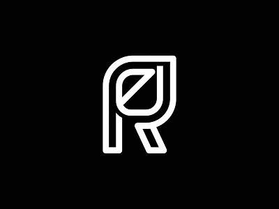 Letter E & R Monogram Logo branding e letter marks logo logoground monogram r